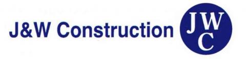 J & W Construction Logo
